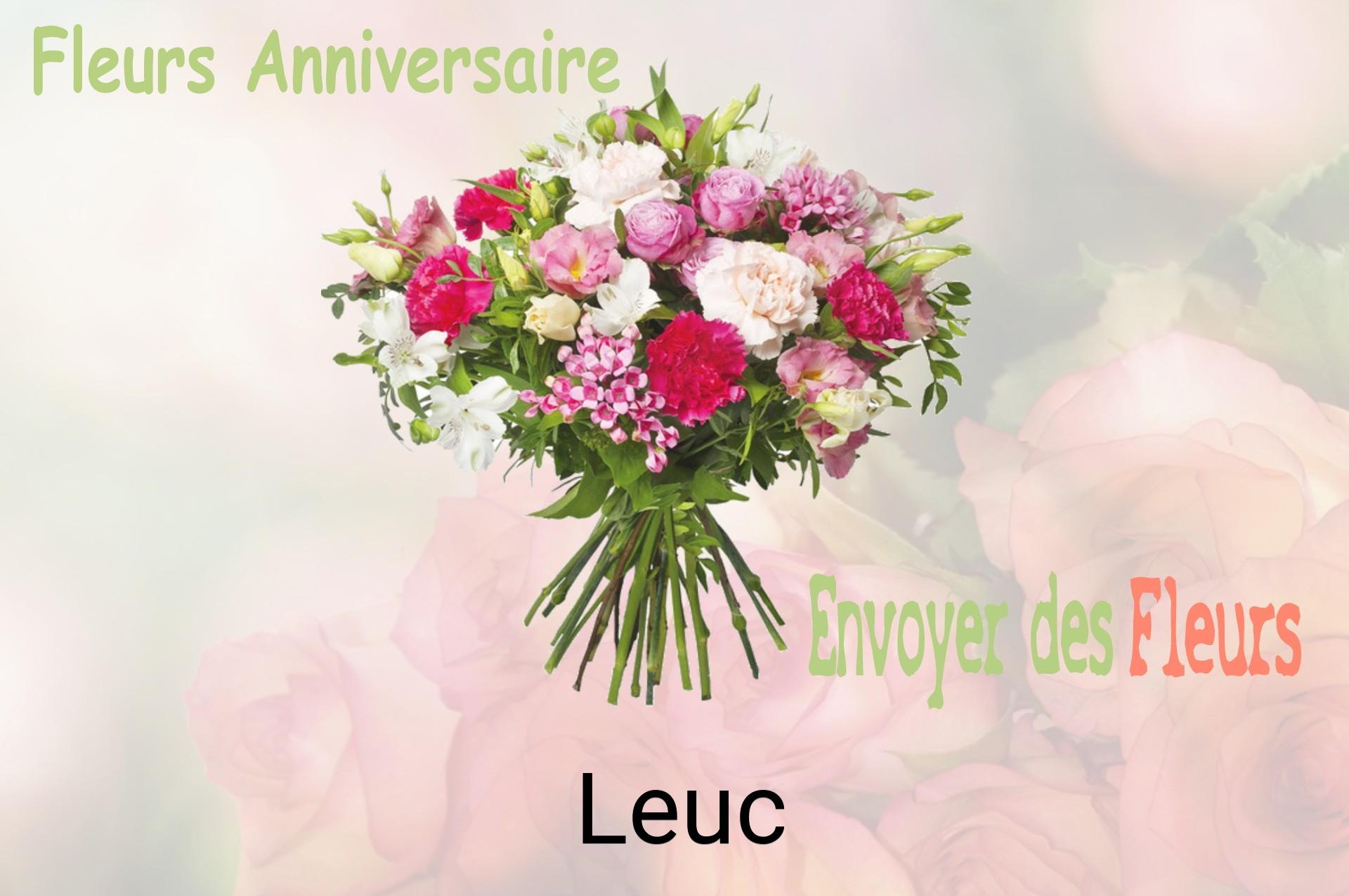 Bouquet de fleurs d’anniversaire livré à Leuc